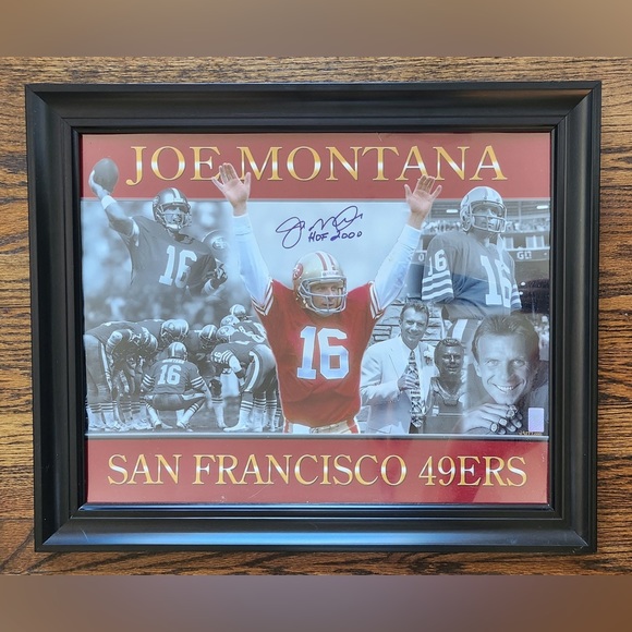 Joe Montana Limited Edition Autographed Photo
